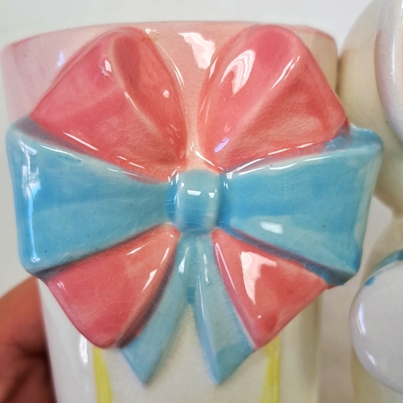 Mid Century Modern Napcoware baby elephant nursery planter - Picture 9 of 9